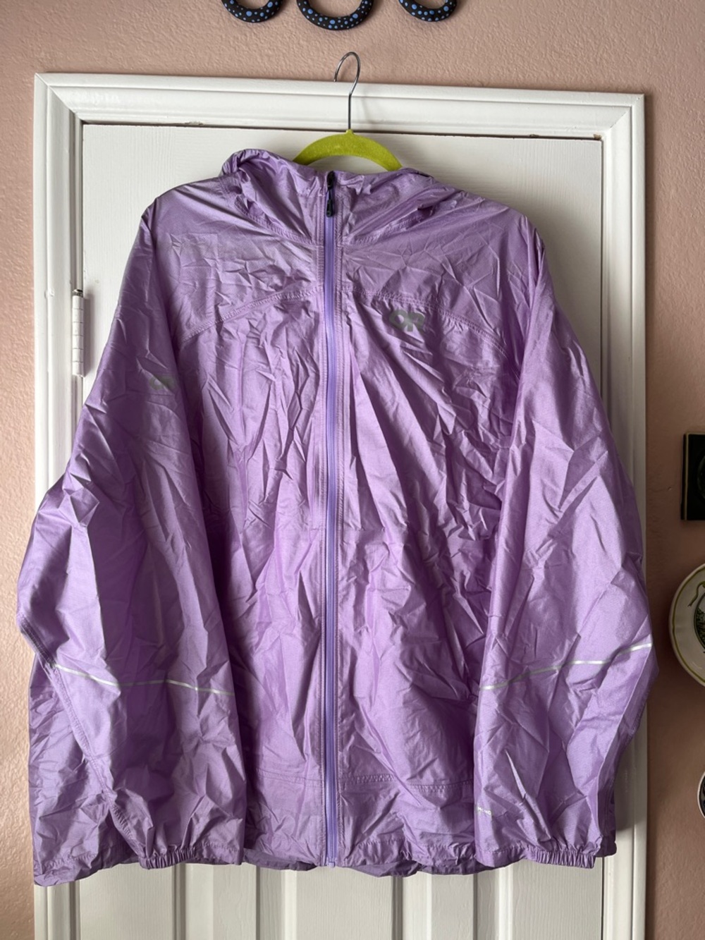 Outdoor Research Lavender Packable Windbreaker Jacket 3x